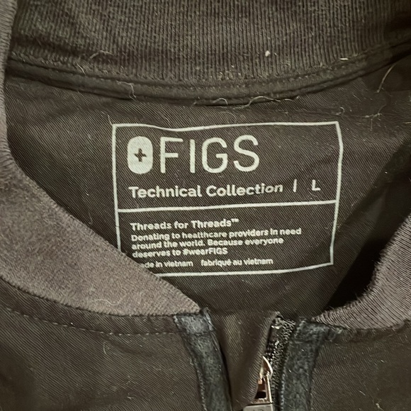 Black figs scrub jacket - Picture 2 of 2